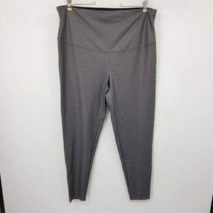 Yummie‎ Grey Faux Leather Women's Legging Pants Size 3X